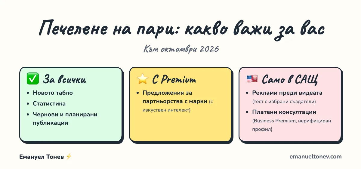 Функциите за печелене на пари в LinkedIn: какво е достъпно навсякъде, за Premium и само в САЩ